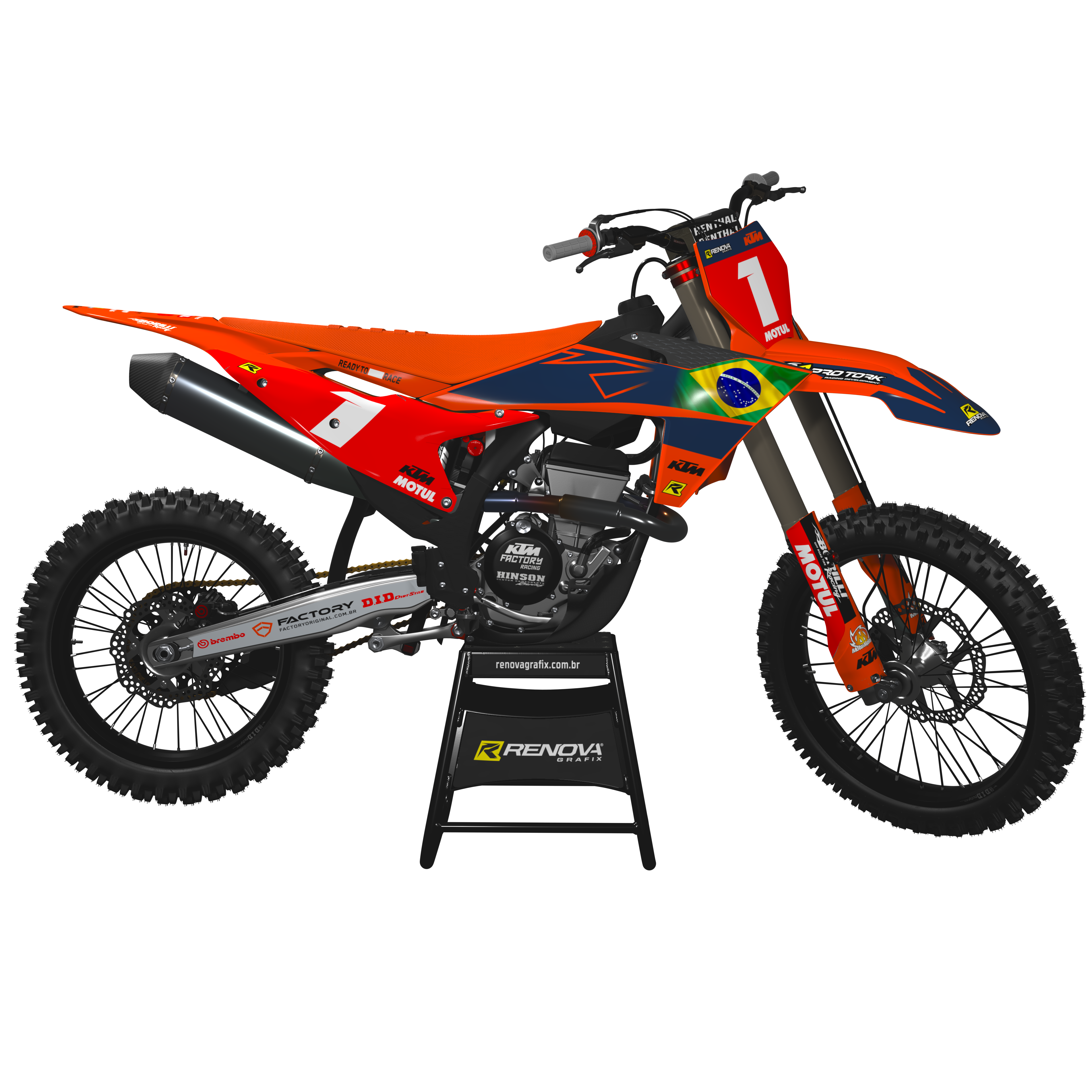 KTM RED PLATE